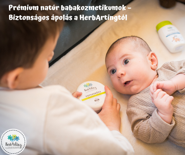 Prémium natúr babakozmetikumok – Biztonságos ápolás a HerbArtingtól